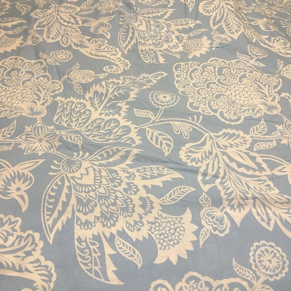 Ralph Lauren Home king Duvet Cover Set Joanna Floral 3 Piece Reversible Blue - Picture 4 of 15